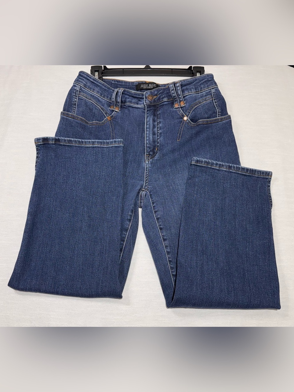 Judy Blue LA Med Wash Women's Straight-Leg Jeans Sz 11/30